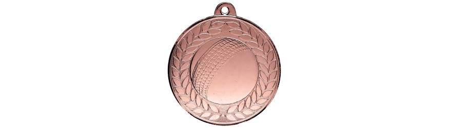  CRICKET AVIATOR MEDAL 50MM - GOLD, SILVER & BRONZE